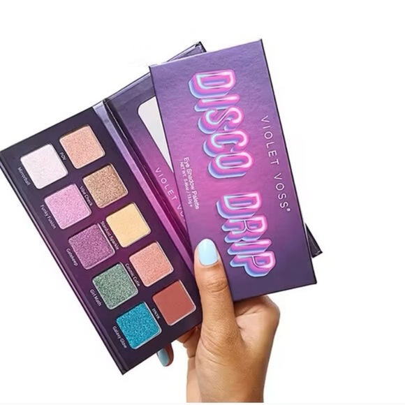 Violet Voss Other - Violet Voss Disco Drip Eyeshadow Palette - Purple, Pink, Gold, Teal, Green, Blue